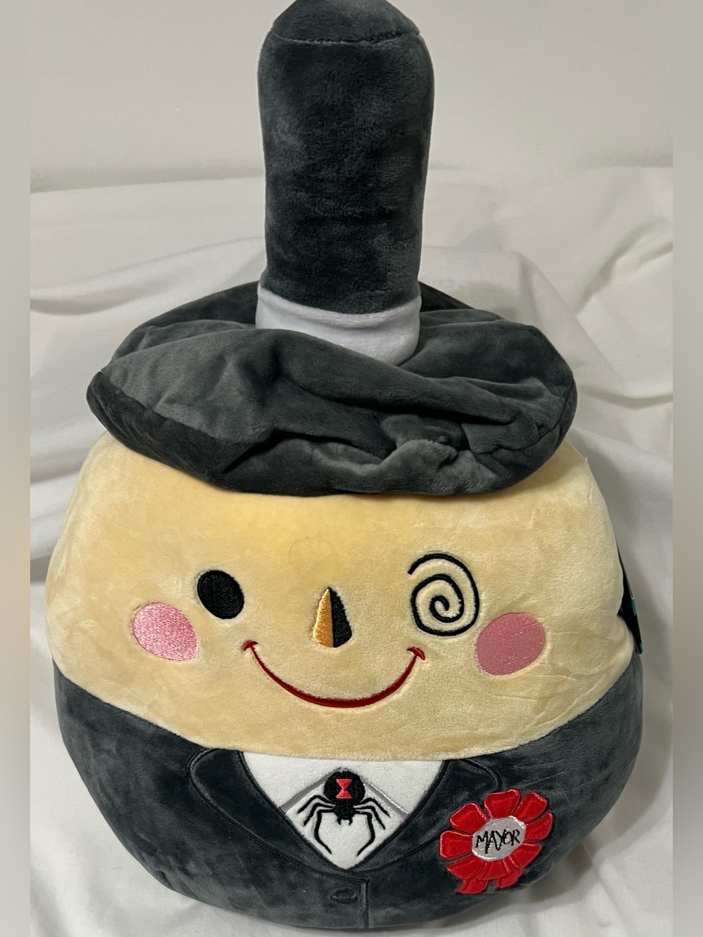 Disney Squishmallows Nightmare Before Christmas Mayor 16” Reversible Plush NWT